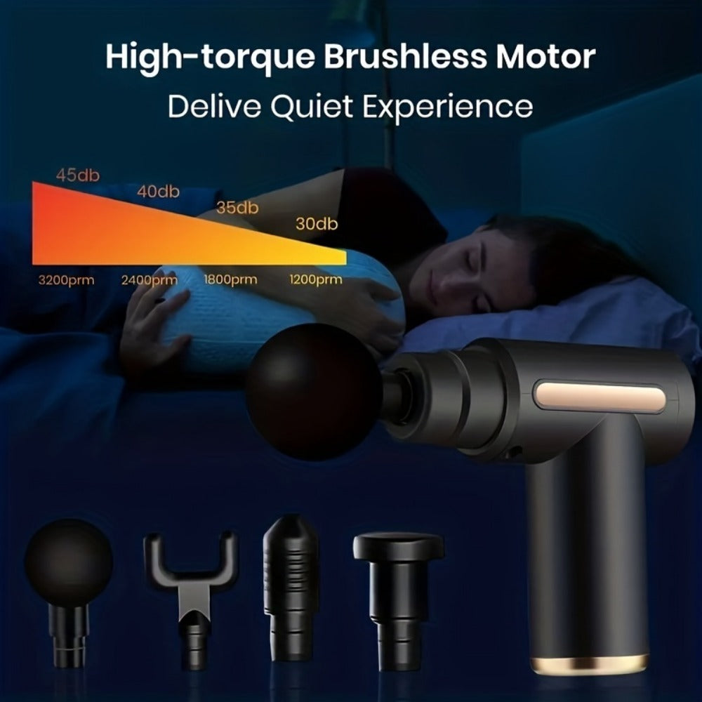 Portable Muscle Relaxer USB Rechargeable Small Massager Mini Fascia Gun